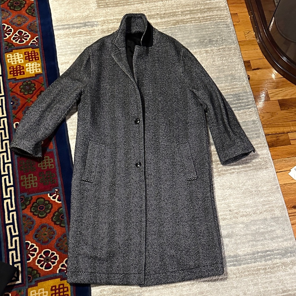 Women Gray Wool Coat